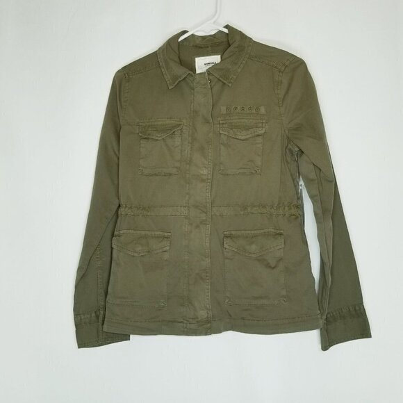 Sonoma NWT Utility Jacket Lightweight Military‎ Utility Olive Green Small Petite - Picture 1 of 10